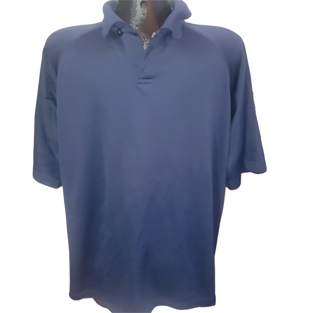 Columbia Sportswear Men's Navy Blue Polo Shirt Size L